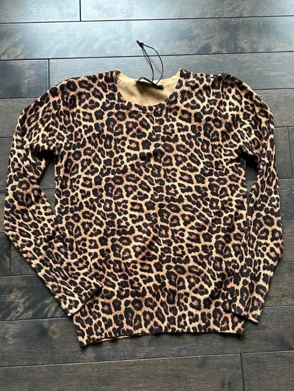 Zara Leopard Print Sweater - NEW